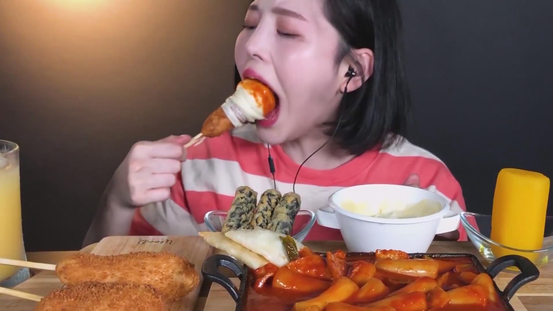 【Eat with boki】 芝士年糕+热狗棒紫菜卷